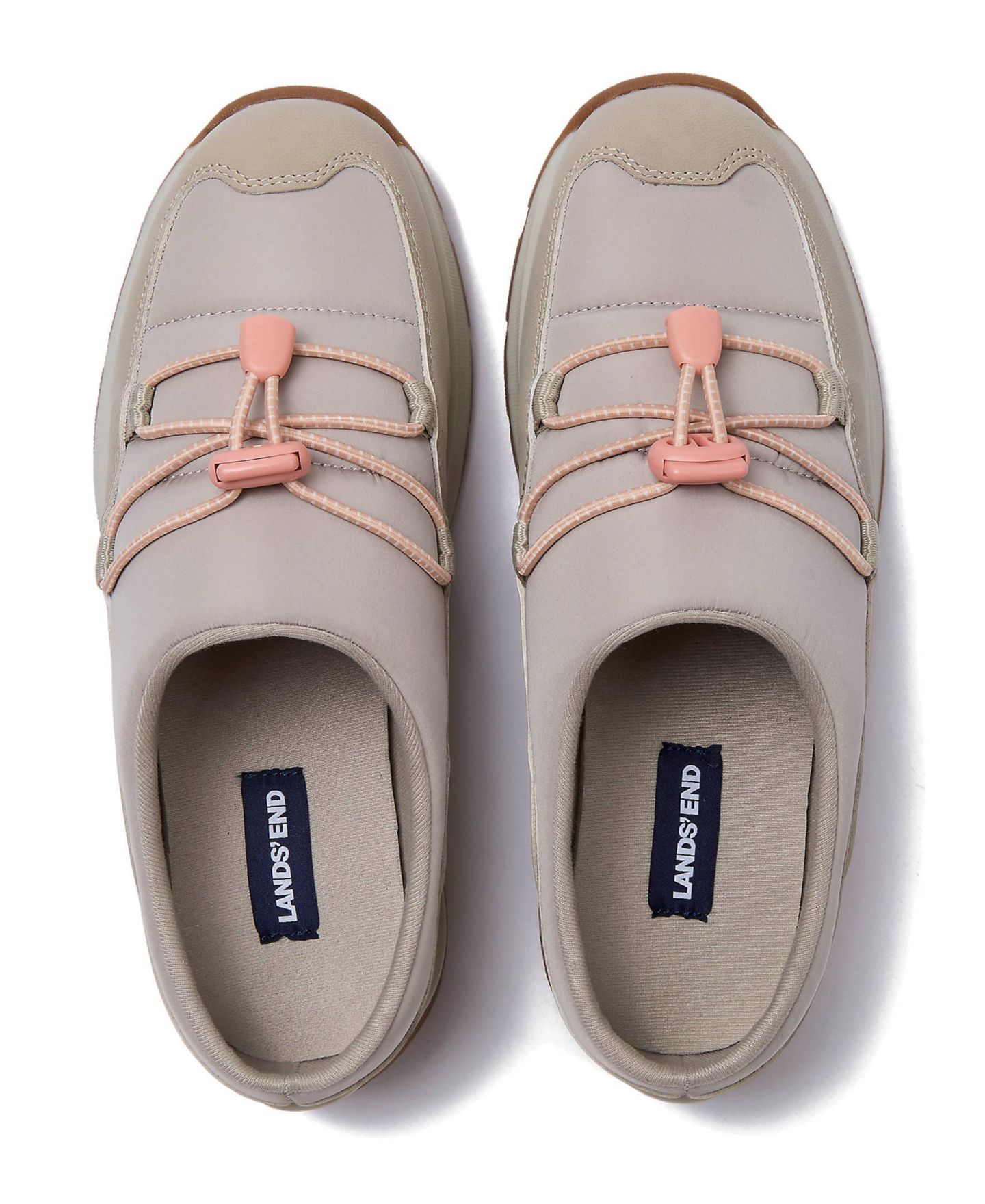 Женские сабо Lands' End Any Weather Puffer Weather-Resistant Mules, цвет: Серый — фото 2