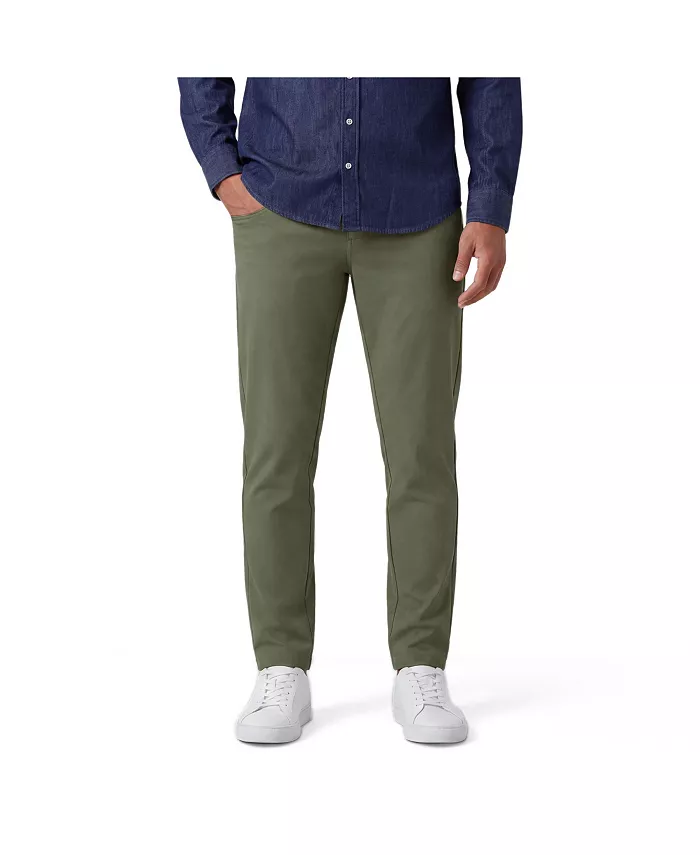 Men's Charter Straight-leg Cotton-Lyocell Blend Travel-ready Pants