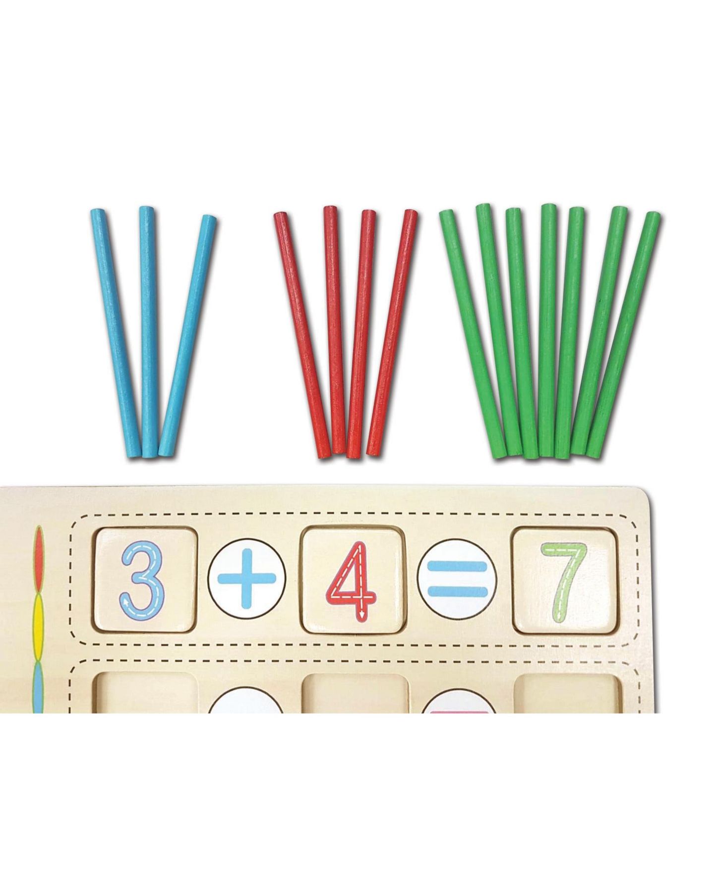 Детская игрушка Lexibook Bio Toys Math School Wooden Activity Box, Ages 3+ — фото 2