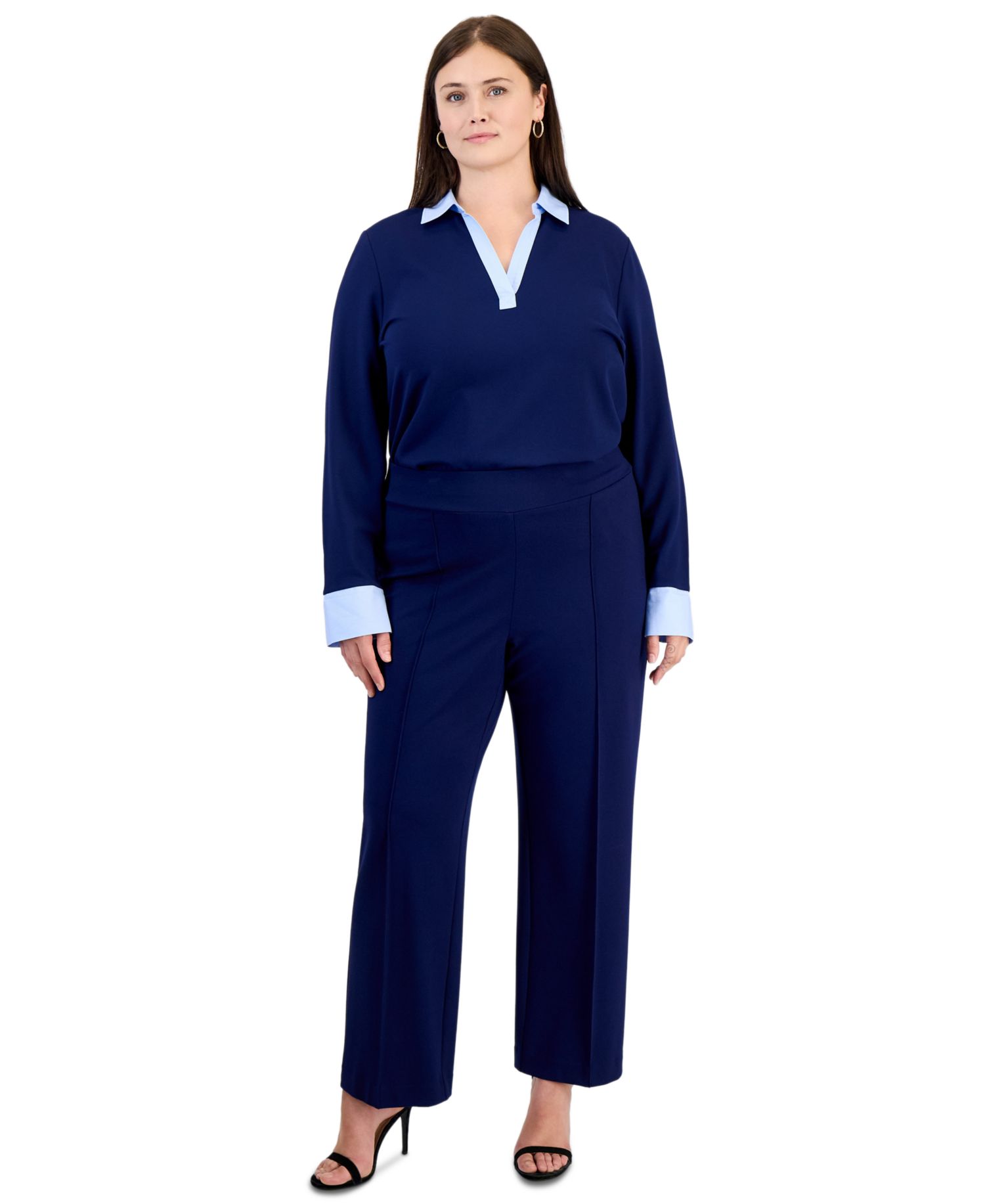 Petite Serenity Pintuck Trousers