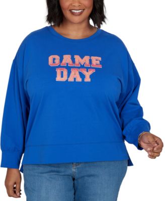 Plus Size Game Day Graphic Terry Sweatshirt