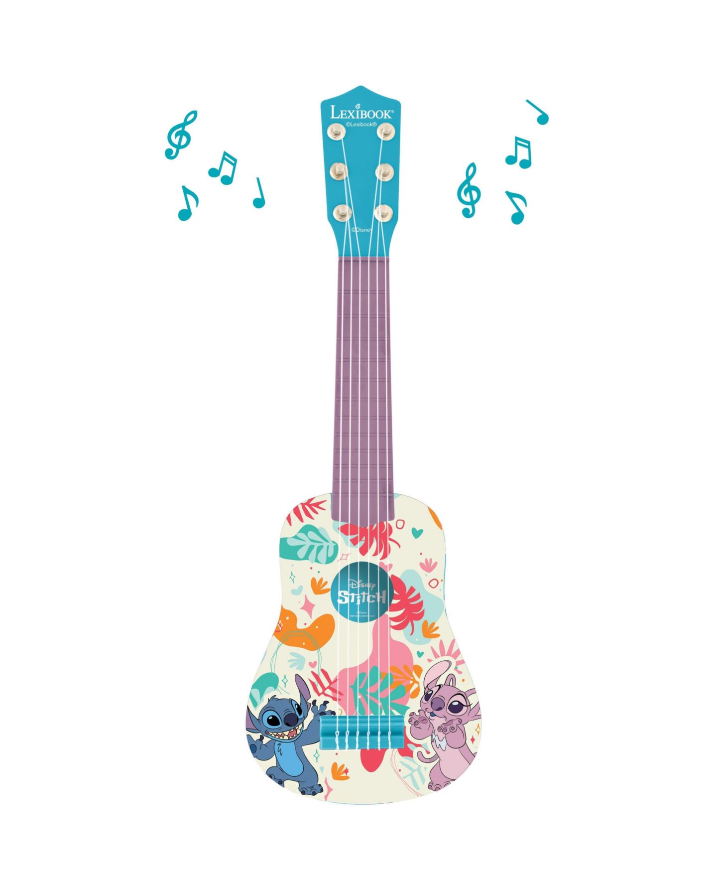Детская игрушка Paw Patrol Disney Stitch My First 6-Nylon-String Guitar, Ages 3+ — фото 1