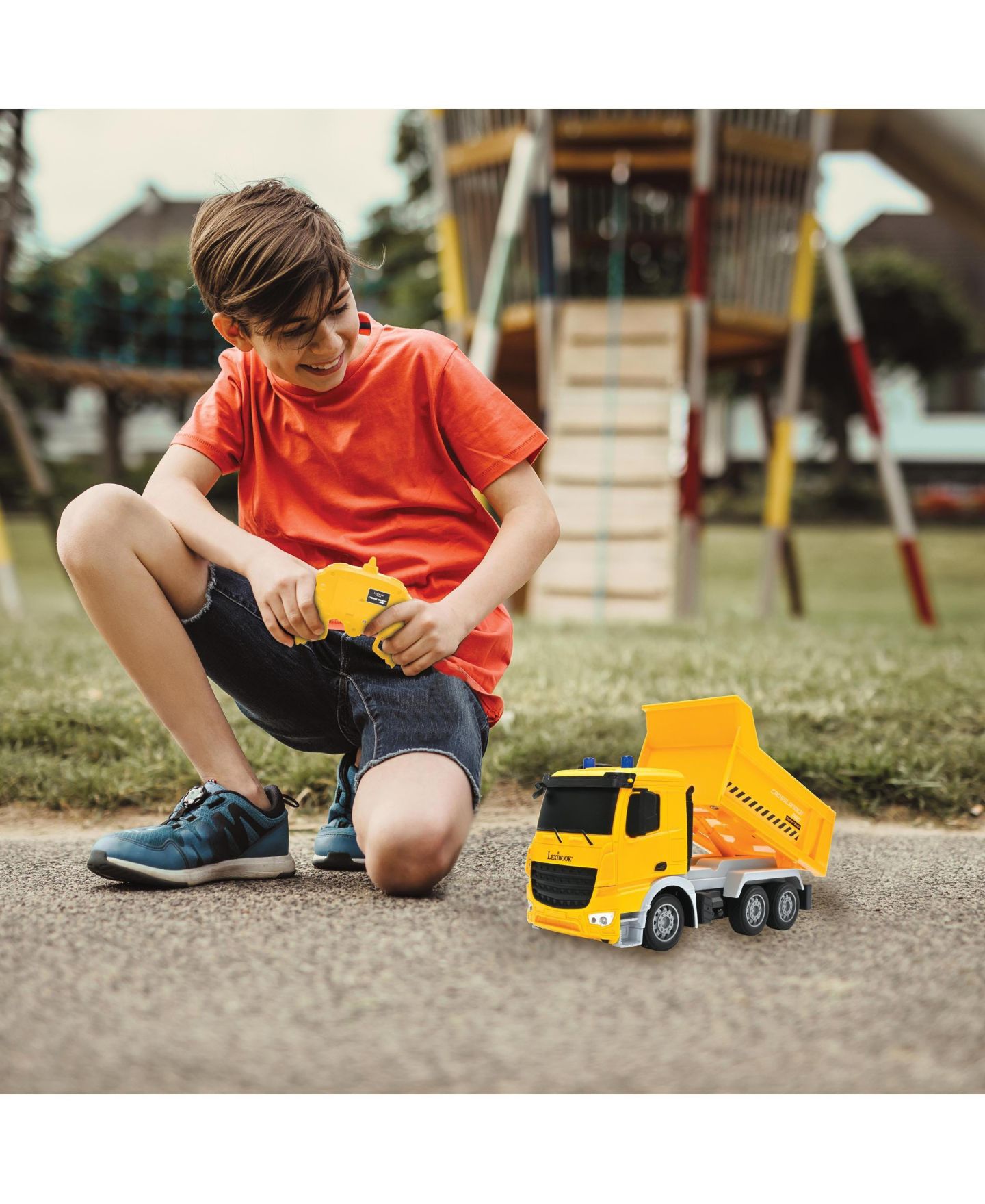 Детская игрушка Lexibook Crosslander Pro Light-Effects Remote-Controlled Dump Truck — фото 4