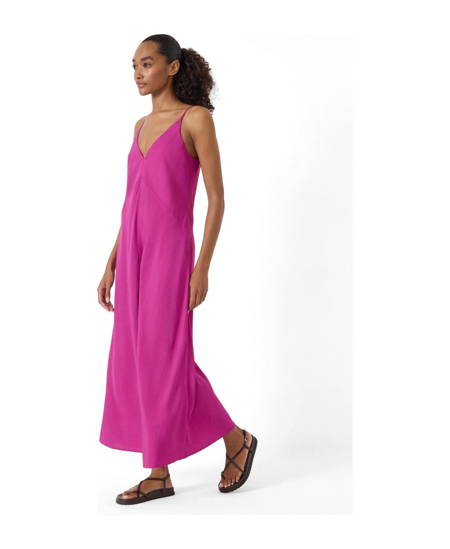 Women's Air Flow Seam Detail Maxi Slip Dress