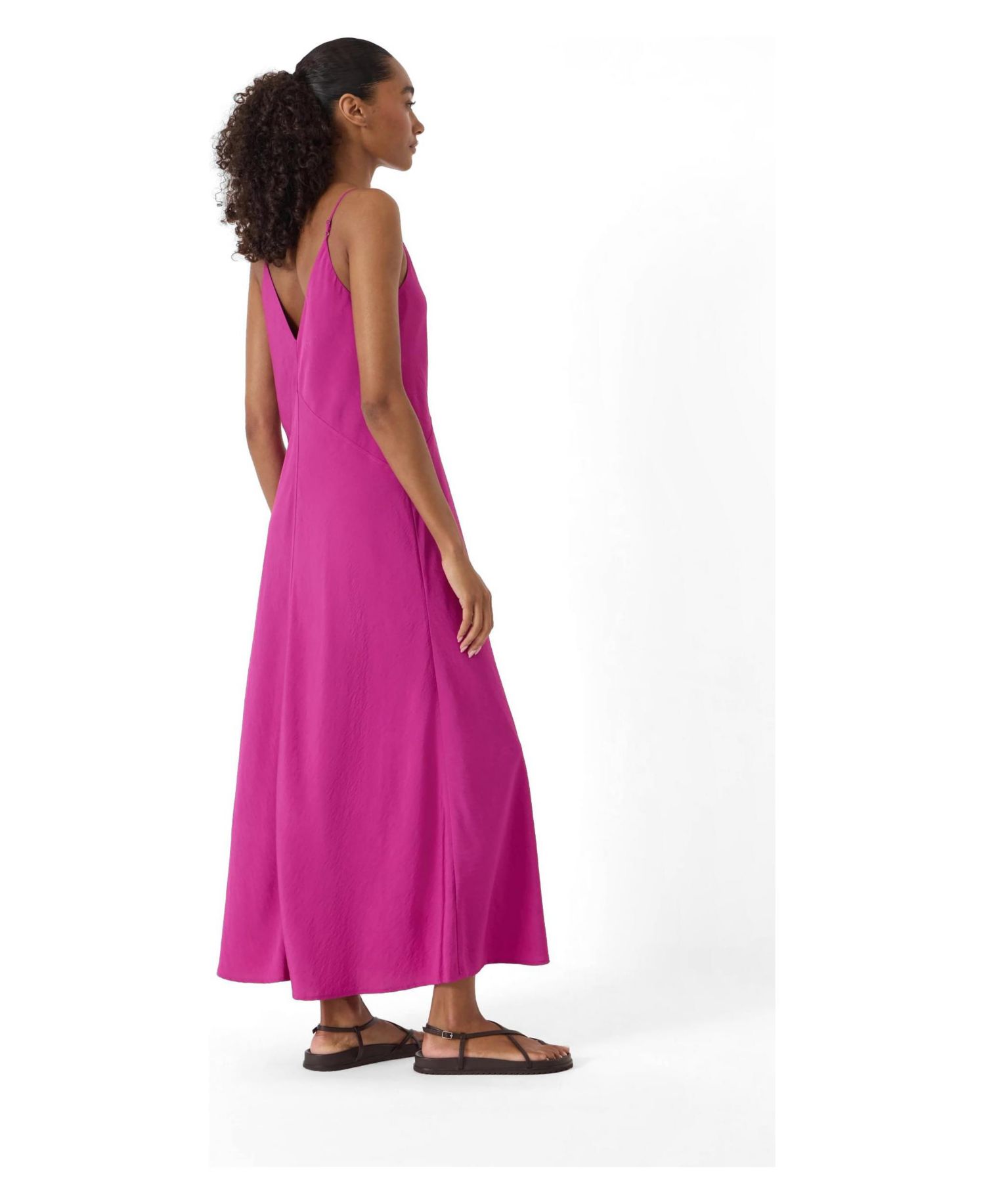 Women's Air Flow Seam Detail Maxi Slip Dress