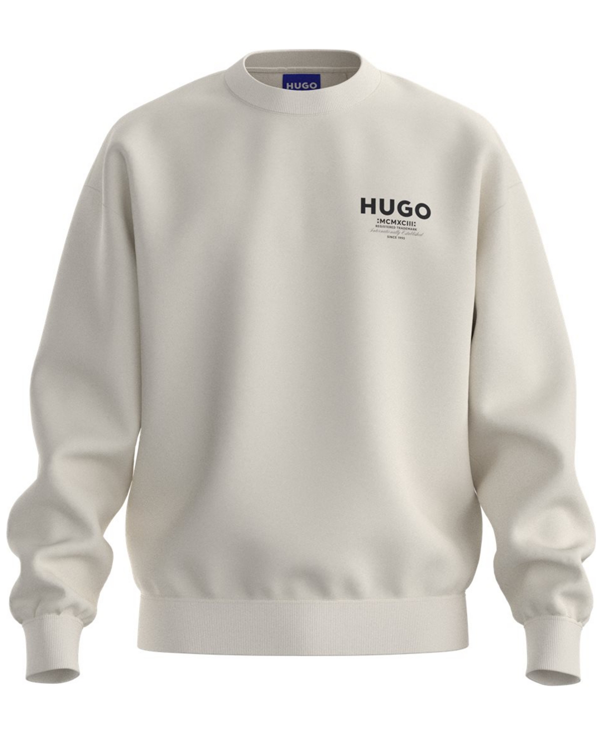 Hugo Boss Men's Nespon French-Terry Crewneck Logo-Print Sweatshirt