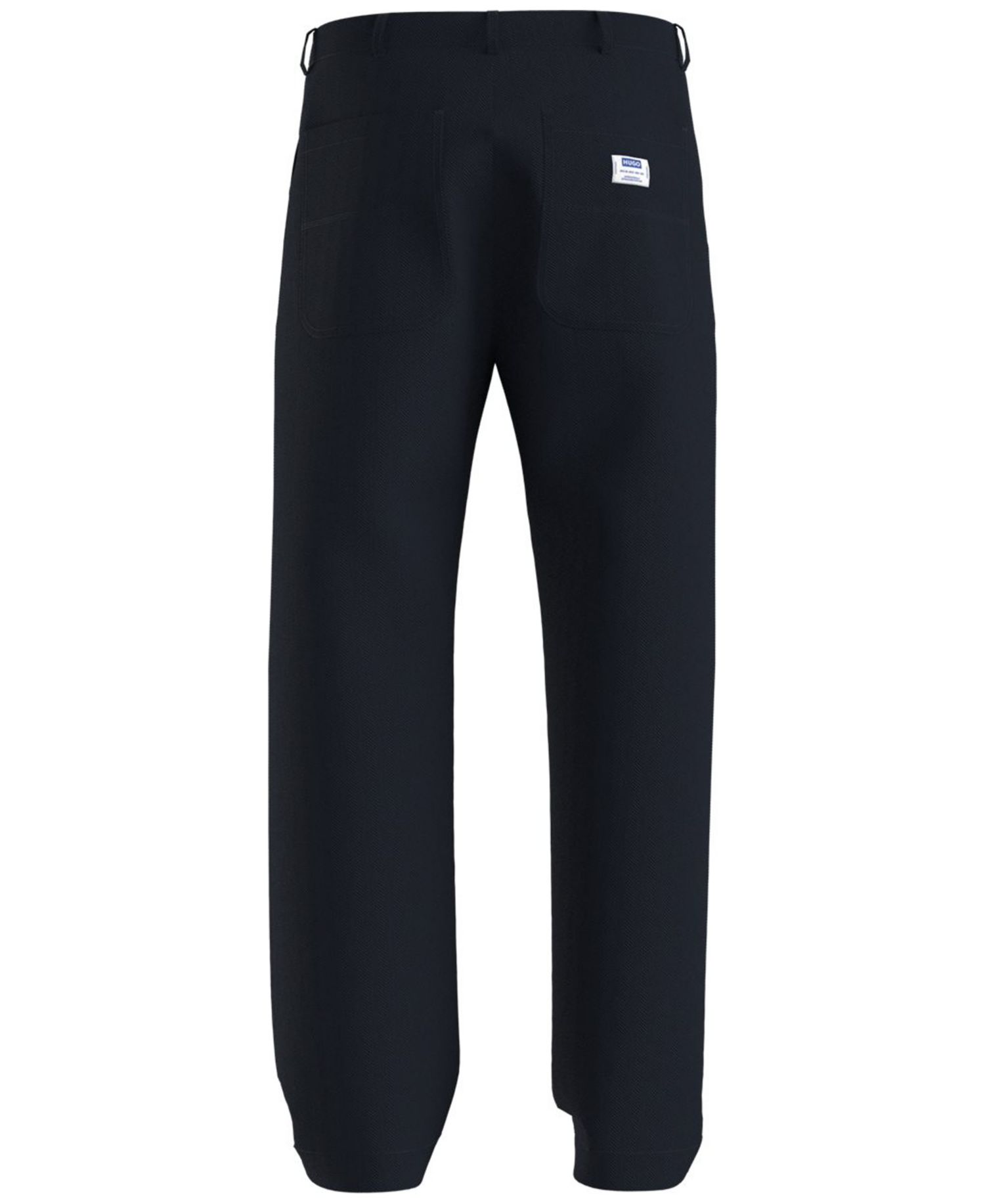 Men's Herringbone Cargo Regular-Fit Pants