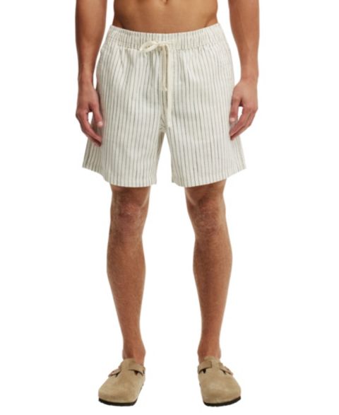Мужские шорты Cotton On Easy Short Regular-Fit Pull-On Shorts, 6" Inseam, цвет: Костяной