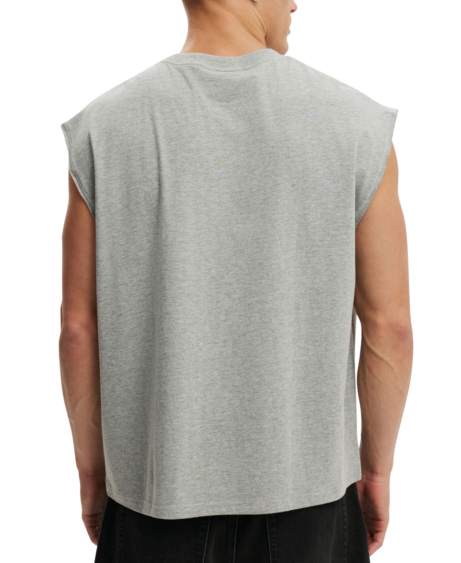 Men's Cropped-Fit Muscle Tank
