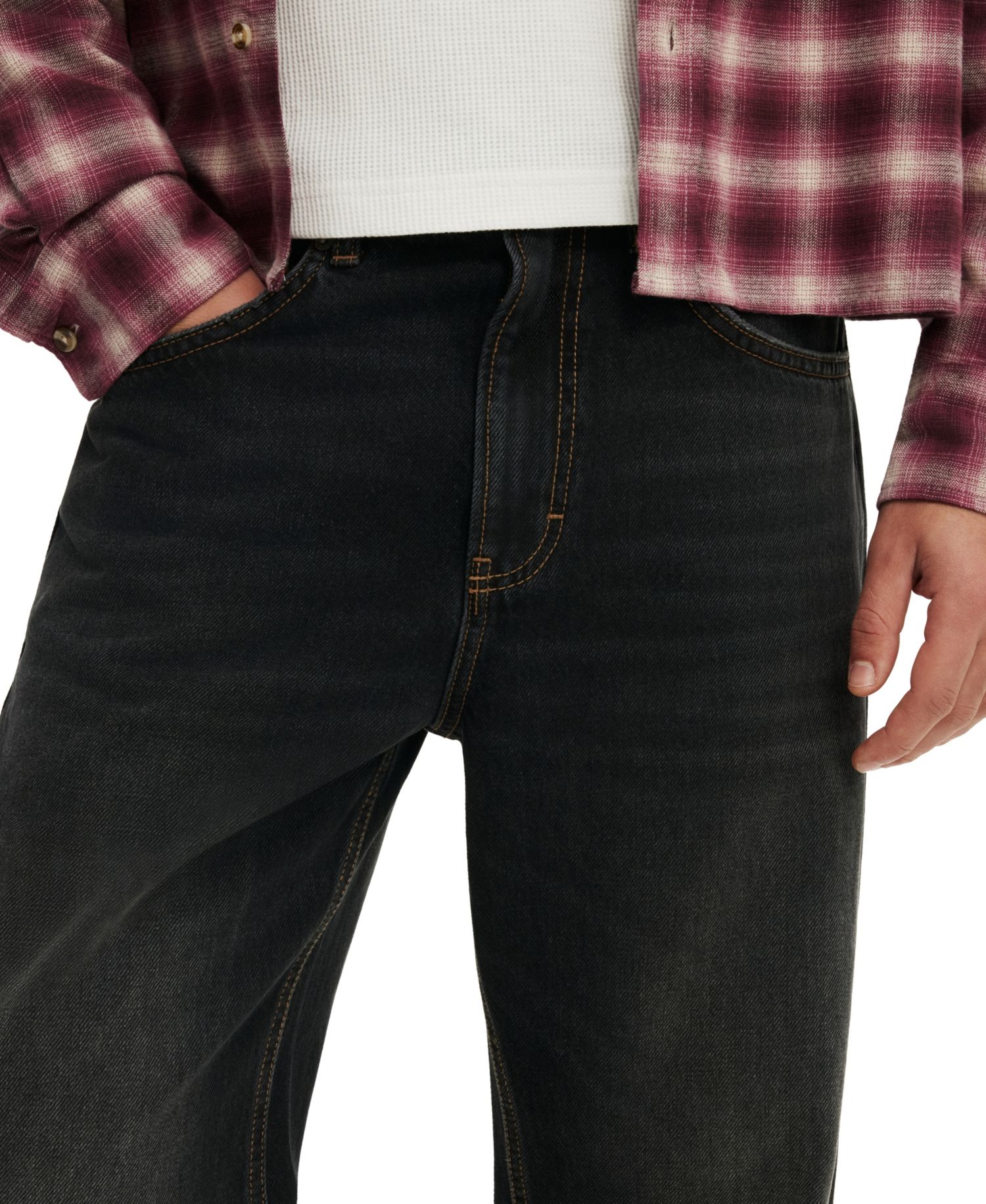 Men's Baggy Bootcut Jean Rigid Jeans