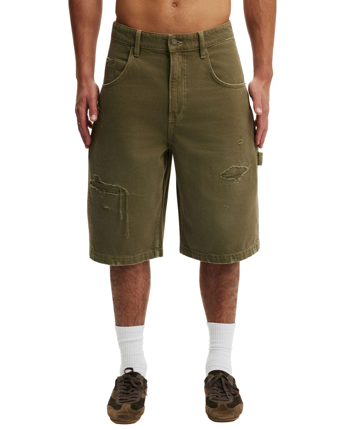 Men's Y2K Super Baggy Jort Shorts, 13" Inseam