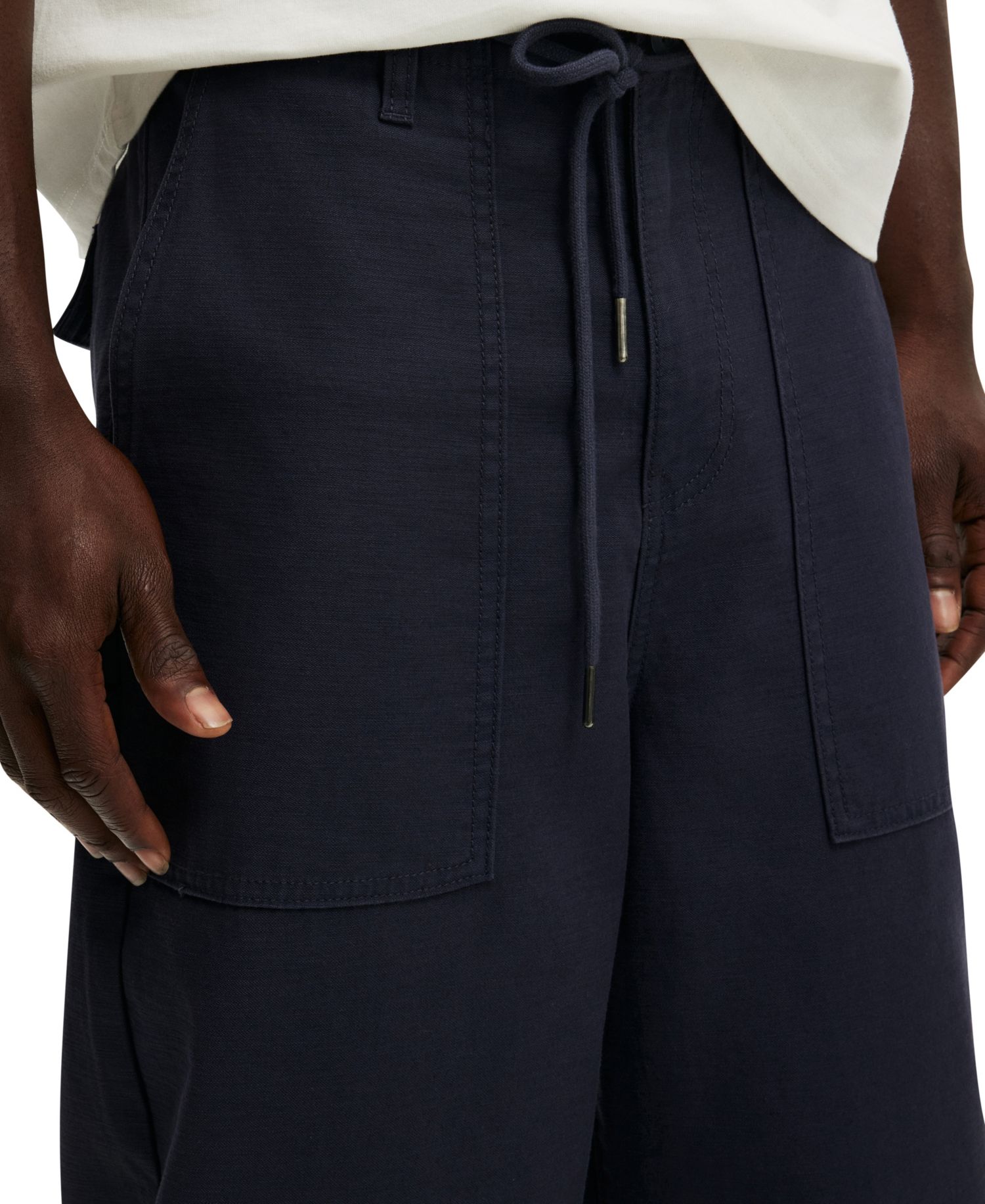 Men's Super Baggy Utility Slub Pants