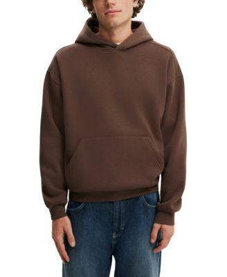 Men's Box Fit Fleece Kangaroo Pocket Hoodie
