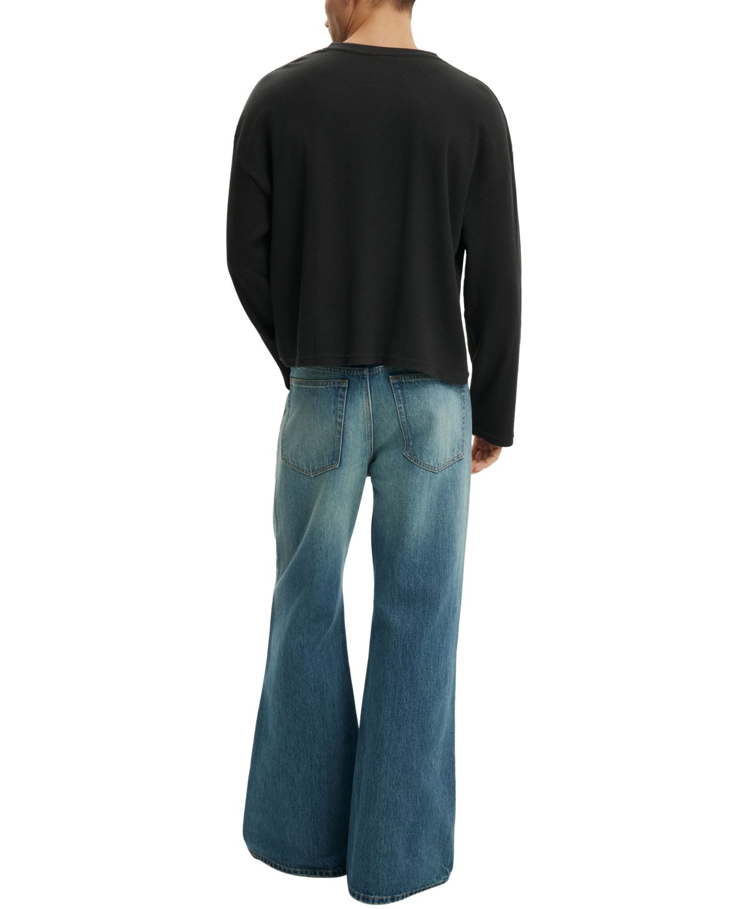 Men's Baggy Bootcut Jeans