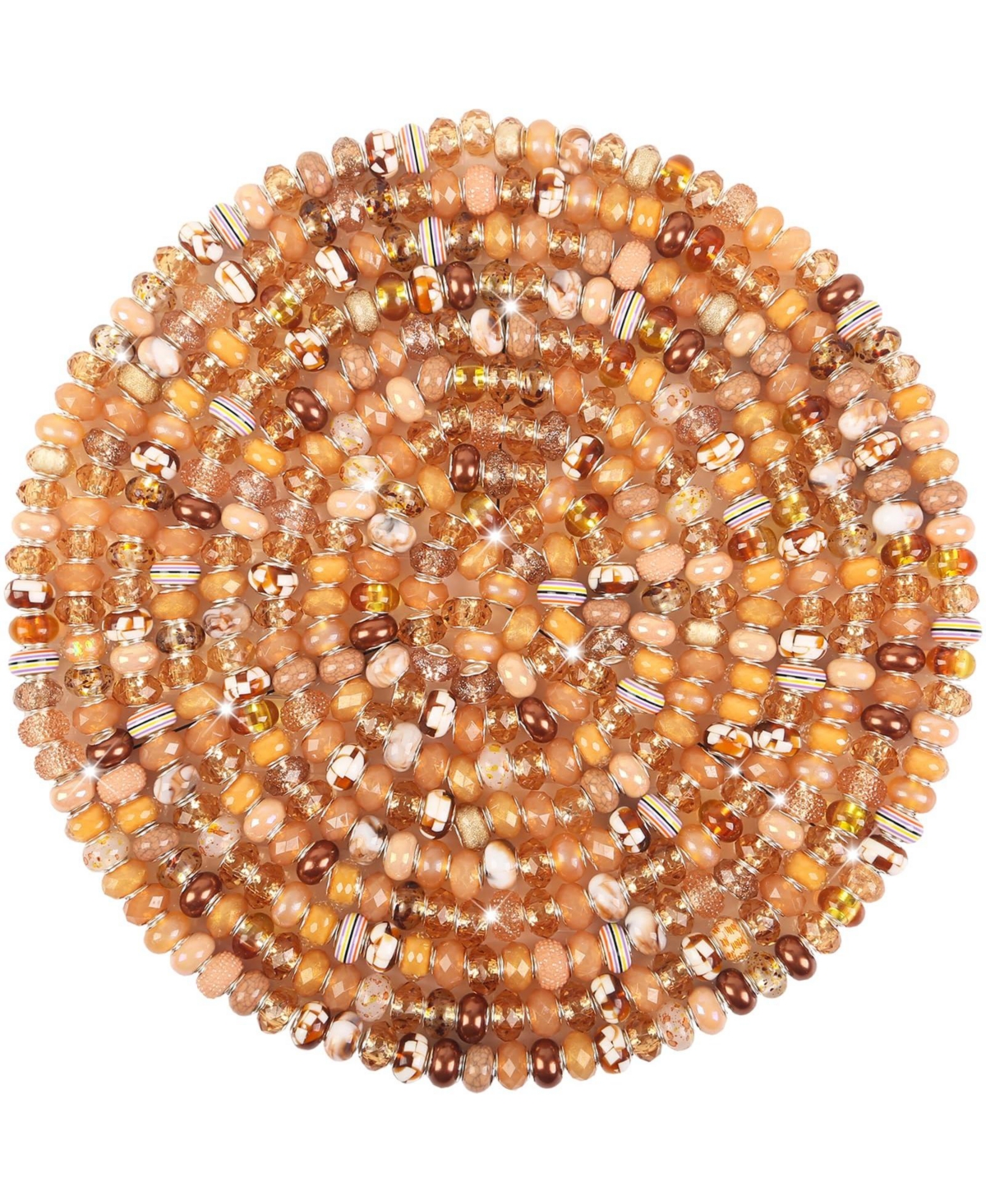 Aeelike 220 Large Hole Resin Beads for Diy Jewelry Garden Craft Making