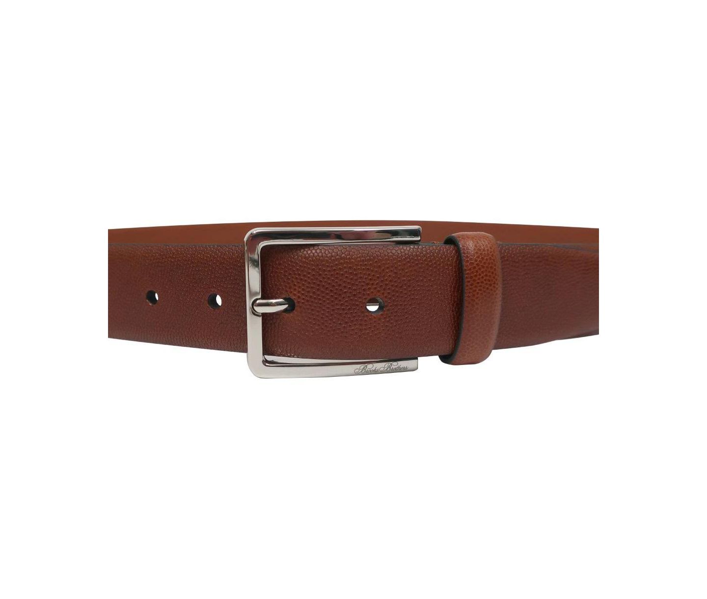 Мужской топ Brooks Brothers из кожи с тиснением, Made in Italy, цвет: Коньячный — фото 5