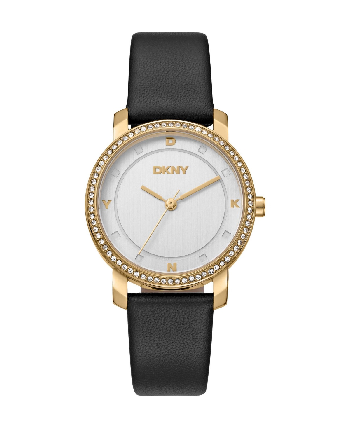Dkny Women's Evening Quartz Leather Strap Watch, 32mm