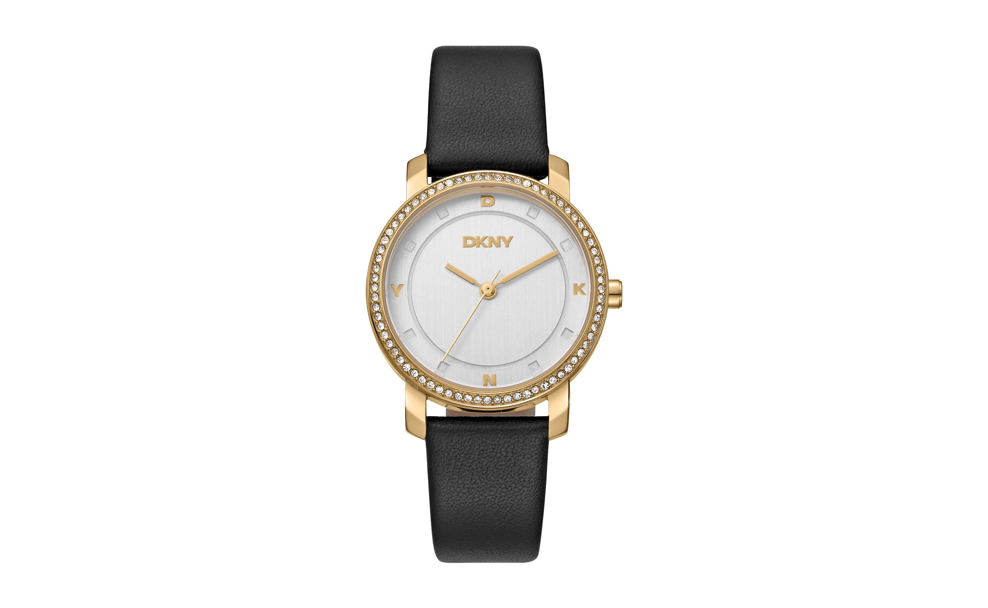 Dkny Women's Evening Quartz Leather Strap Watch, 32mm