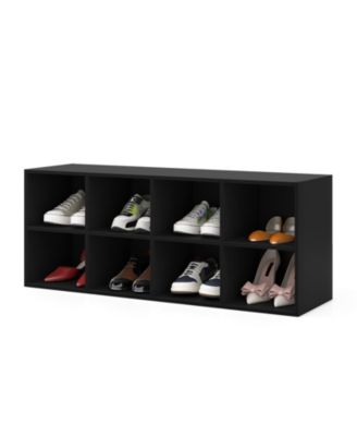 8 Cubbies Shoe Organizer with 500 LBS Weight Capacity