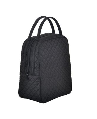 Lunch Tote Bag Thermal Cooler Quilted Women Work Outdoor Camping