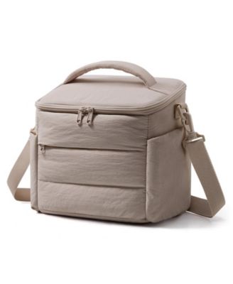 10L Lunch Box Women Cute Quilted Bag Sloped-lid Camping Outdoor
