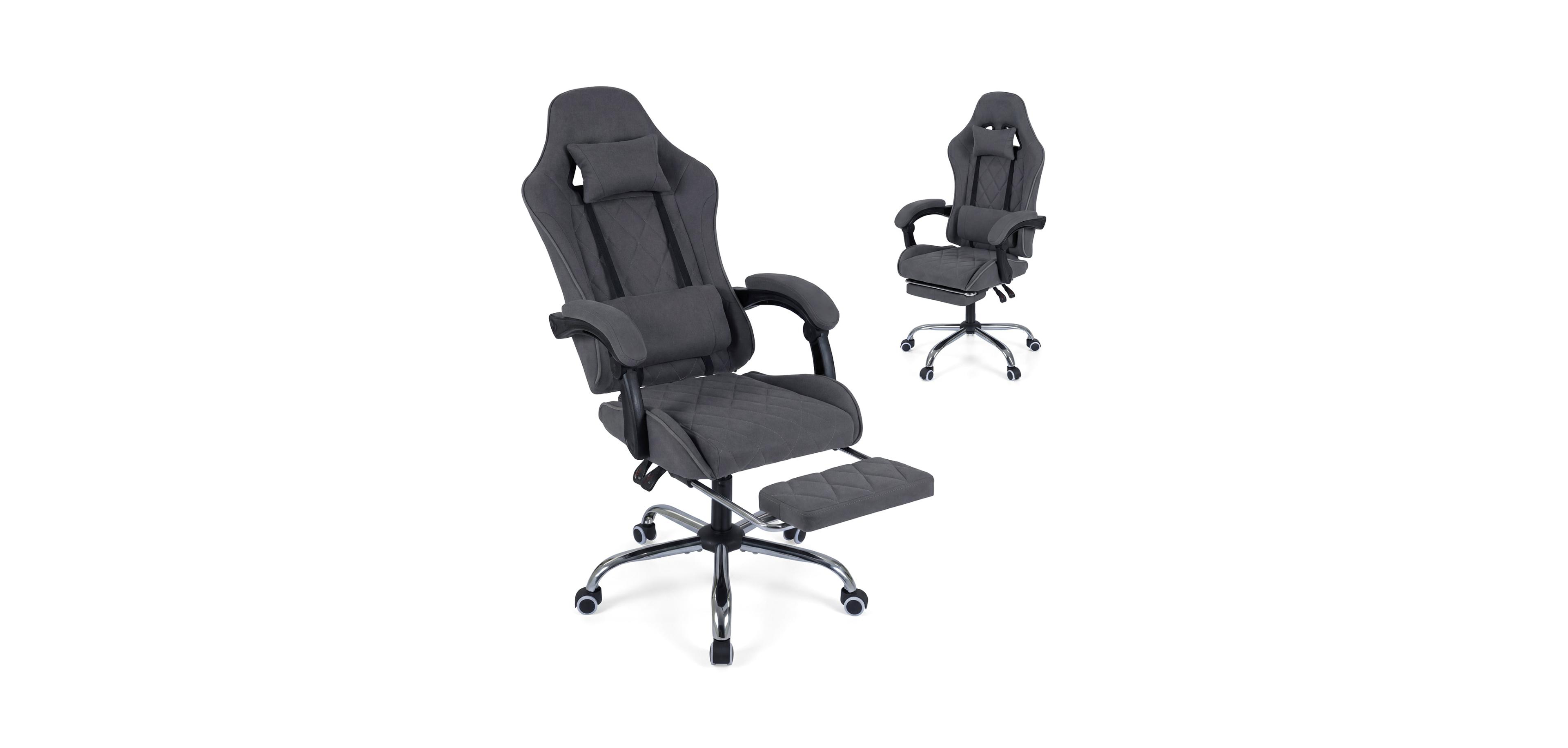 Mecale Gaming Chair Height Adjustable Computer Chair with Headrest and Lumbar Support