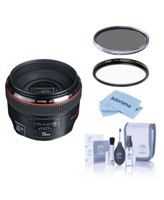 EF 50mm f/1.2L USM Weather-Sealed Lens Bundle