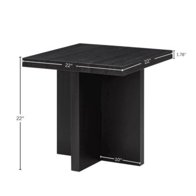 Mchome Square End Table, Nightstand