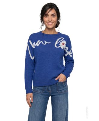 Women's Boat-Neck Long-Sleeve Lightweight Sweater