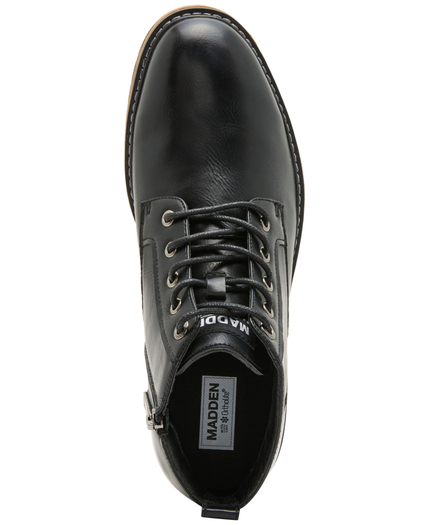 Мужские ботинки Madden Men Steve Tradestar Lace-Up, цвет: Чёрный, вариант 1 — фото 4