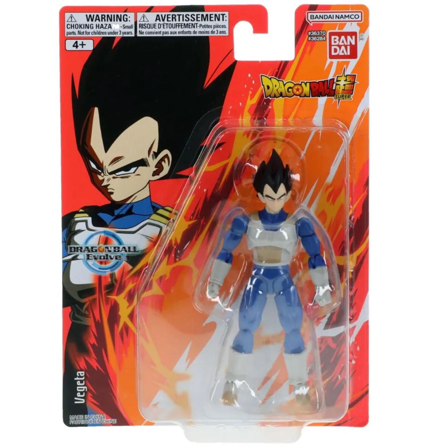 Фигурка Bandai Dragon Ball Super Vegeta Evolve 5" Action Figure, Ages 15+ — фото 3