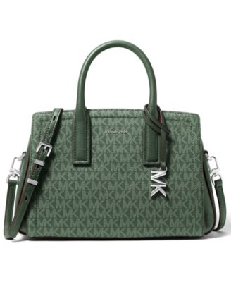 Michael Kors Laila Small Signature Logo Satchel Handbag
