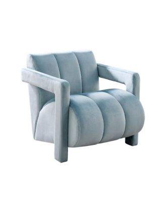 Velmor Contemporary Velvet Accent Armchair