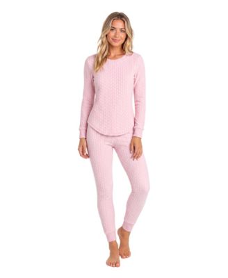 Women's Superspan Cable-Knit Long-Sleeve Pajama Set