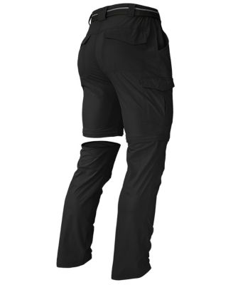 Men's Convertible Zip Off Hiking Pants Lightweight Quick Dry Outdoor Cargo Shorts