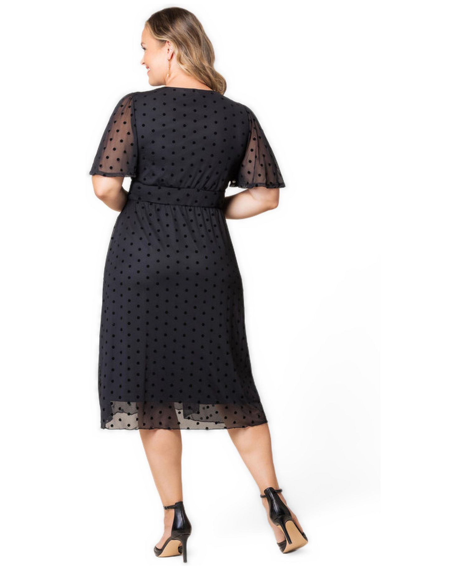 Plus Size Margot Mesh Cocktail Dress