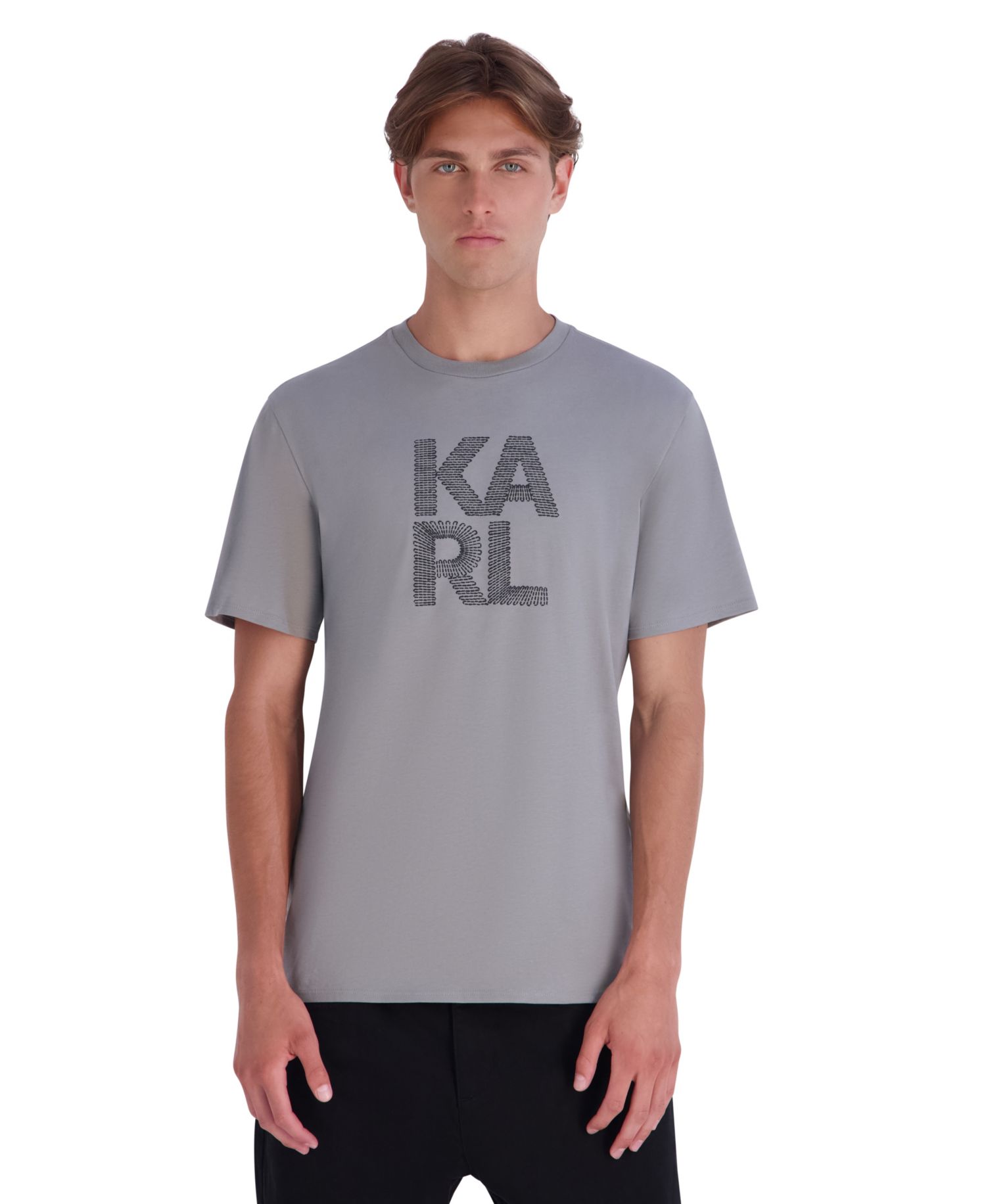 Men's Faux Embroidered Graphic T-Shirt