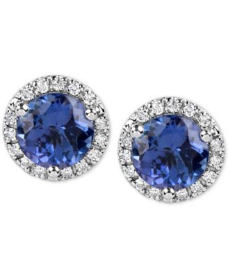 macys tanzanite earrings