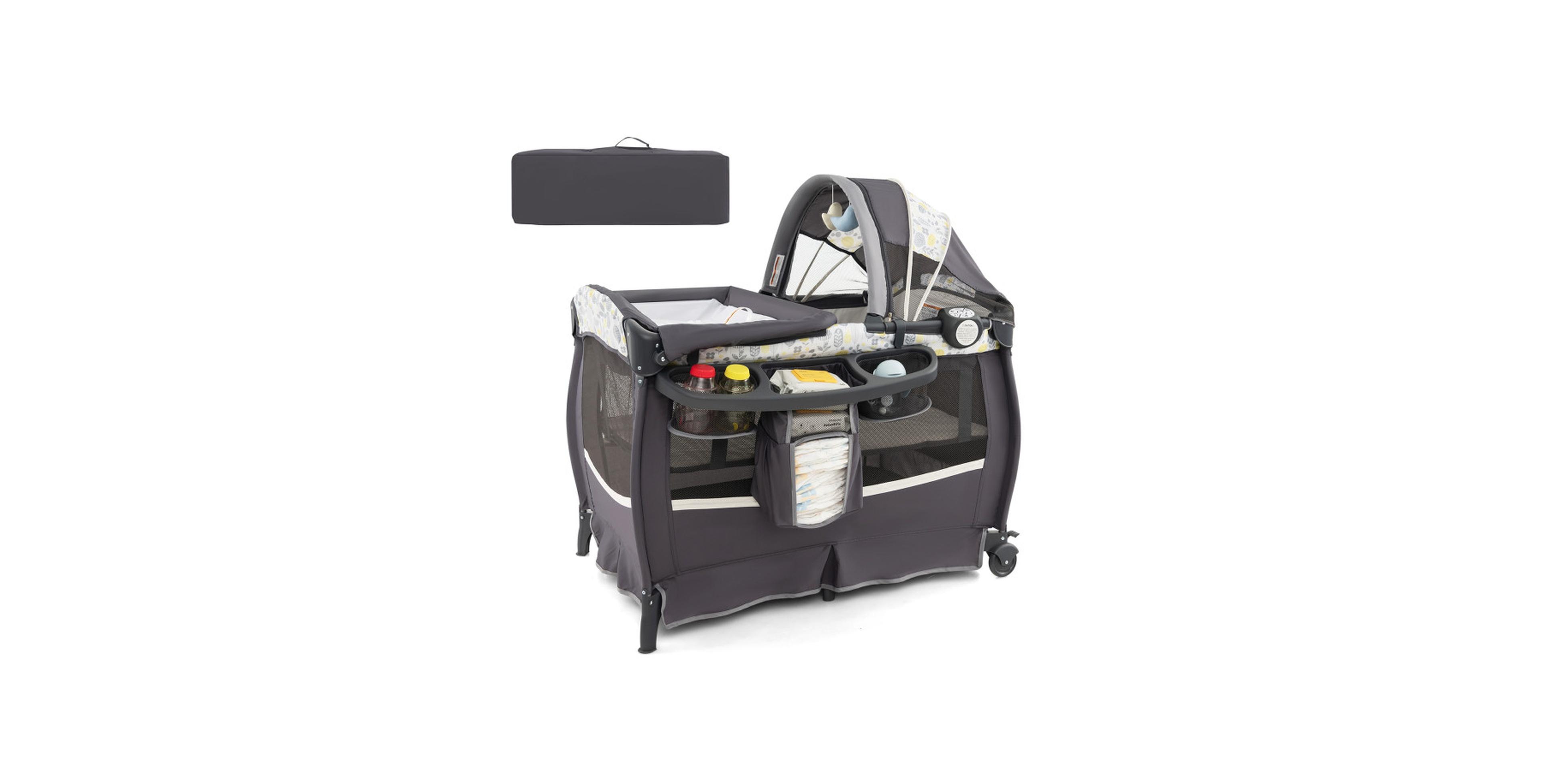 Gouun Bassinet-to-Playpen Nursery Center, Four Modes, Portable