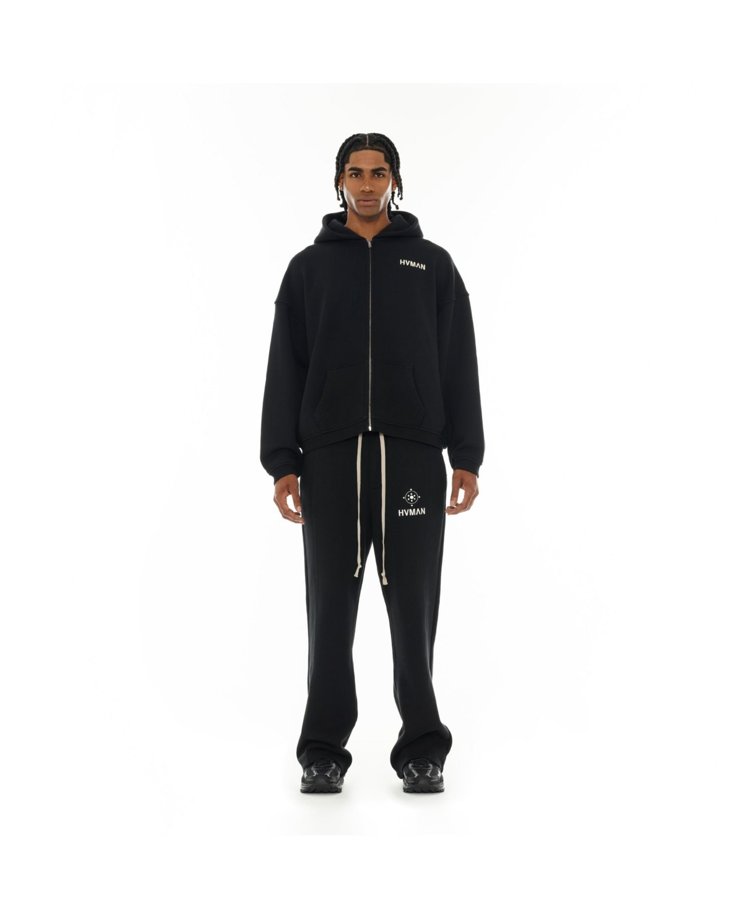 Men's Oversized-Fit Full-Zip French-Terry Sweatshirt
