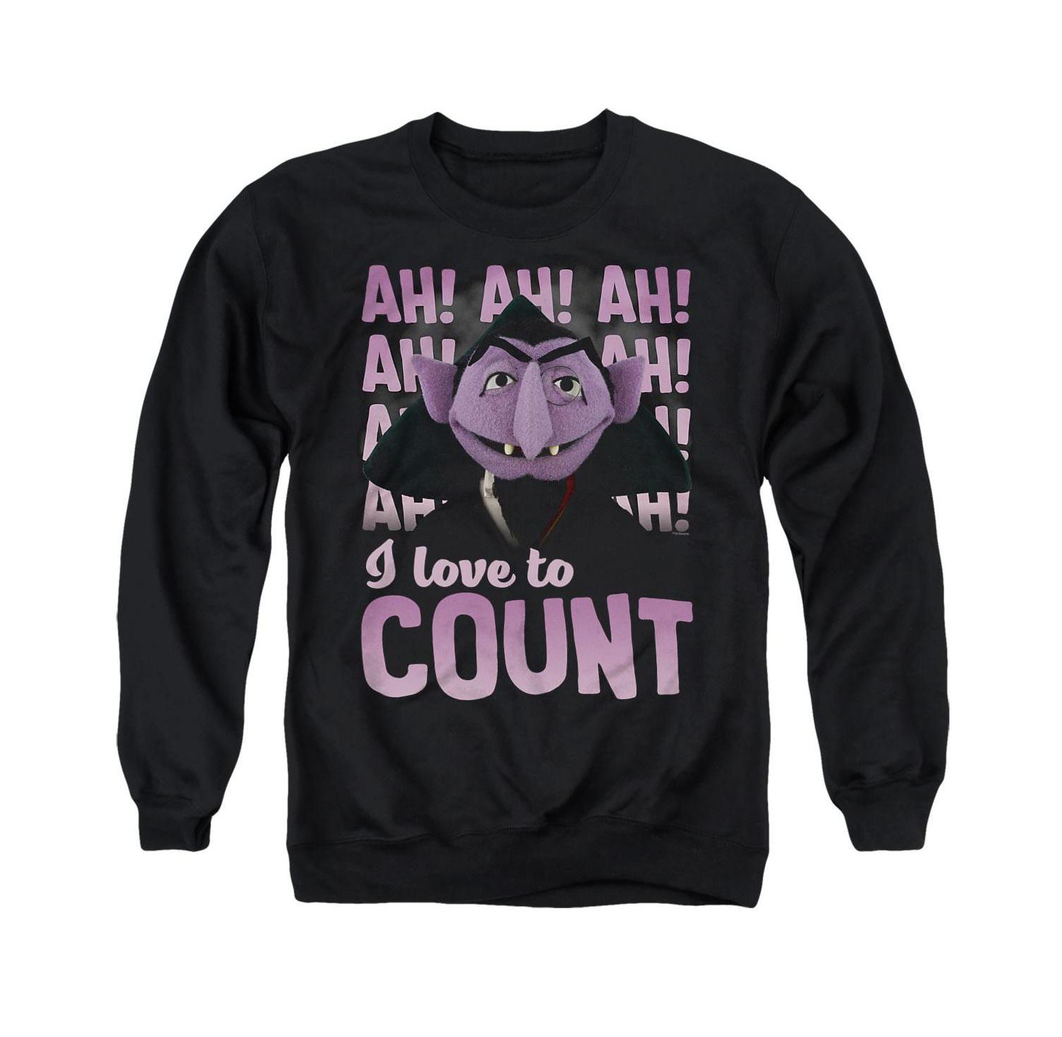 Men's The Count Ah Graphic Crewneck Sweatshirt