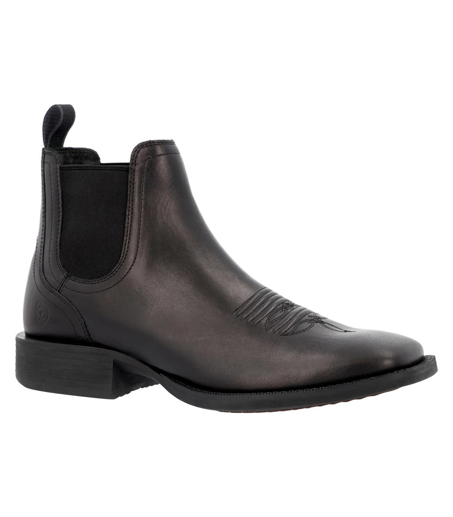 Men's Shyloh Full-Grain Leather Square Toe Chelsea Boots