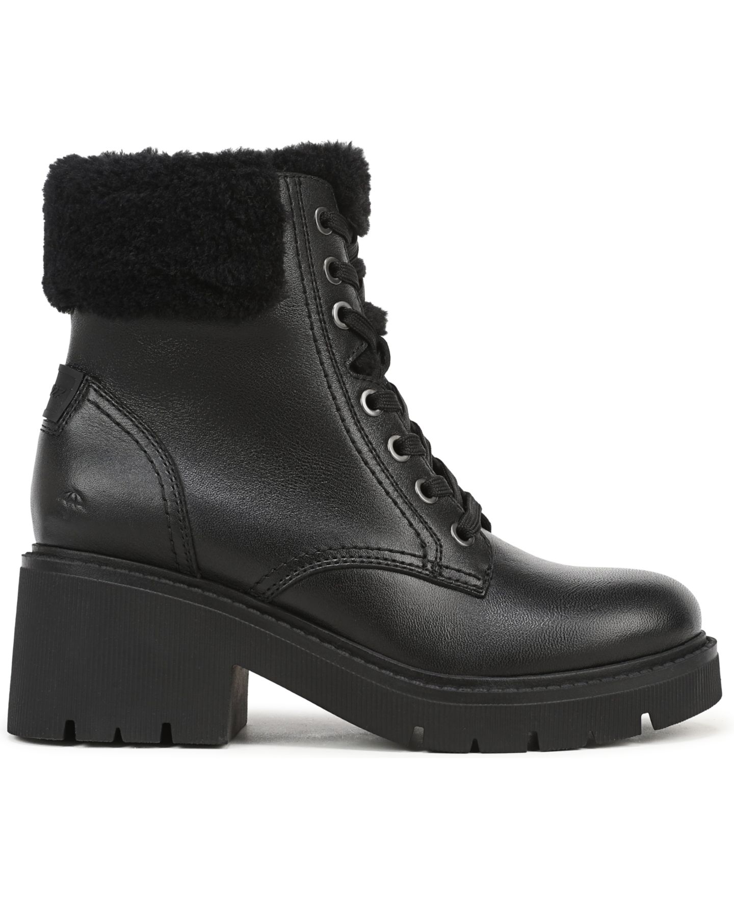 Женские ботинки Naturalizer Jovani-Cozy Round-Toe Block-Heel, цвет: Чёрный кожаный — фото 2