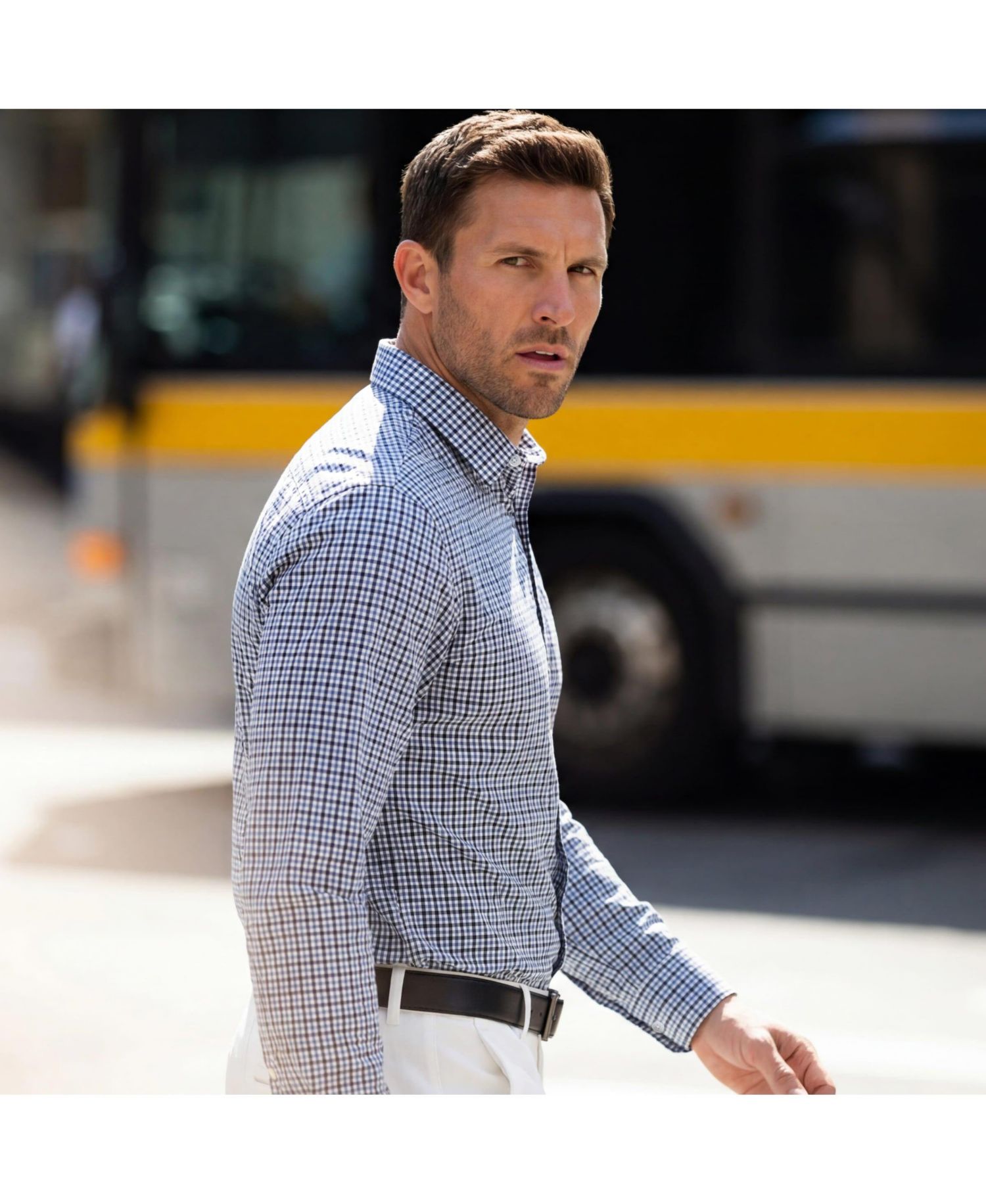 Men's Everywear Classic-Fit Button-Down Collar Dress Shirt