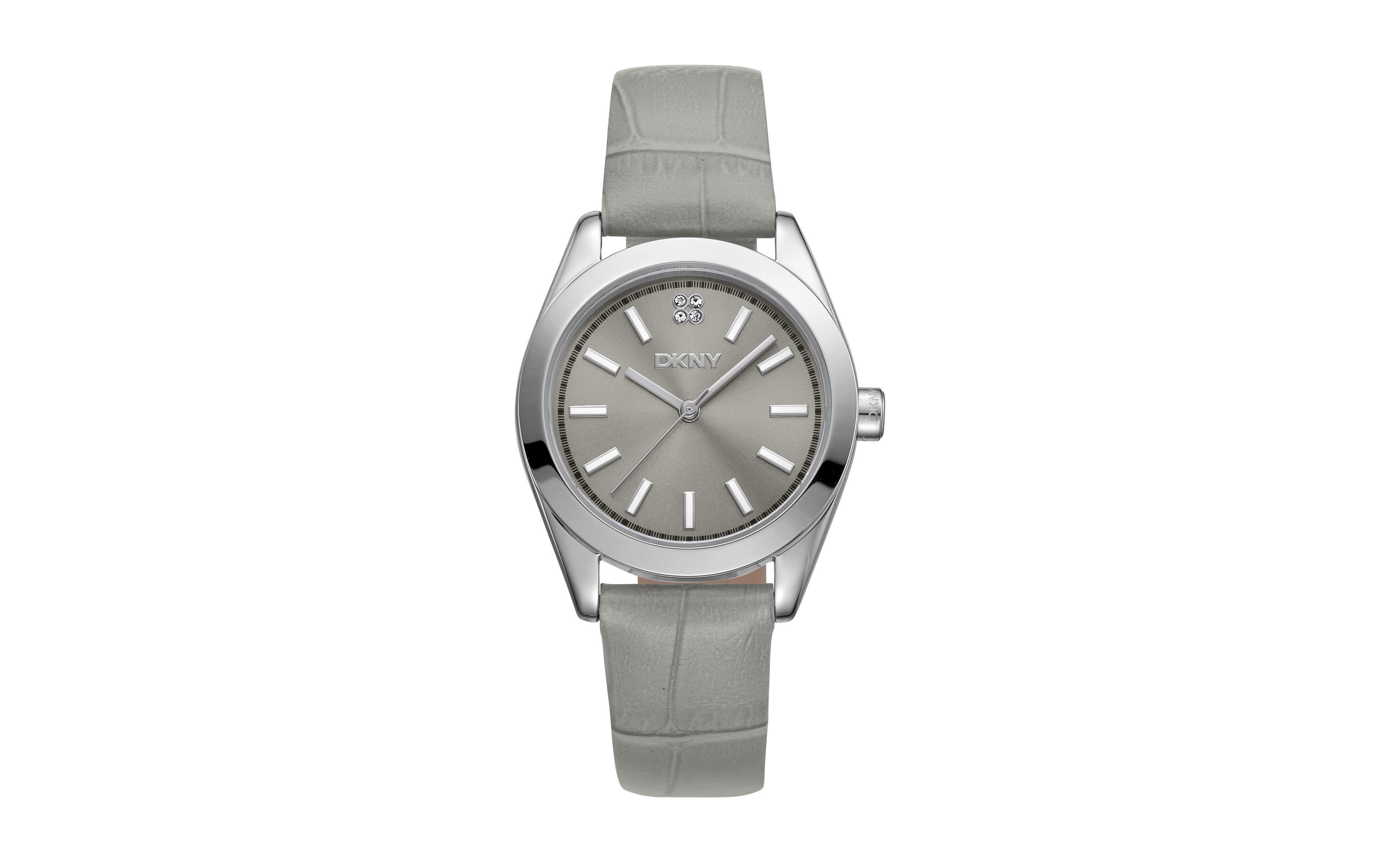 Dkny Women's Everyday Quartz Water-Resistant Leather Strap Watch, 32mm