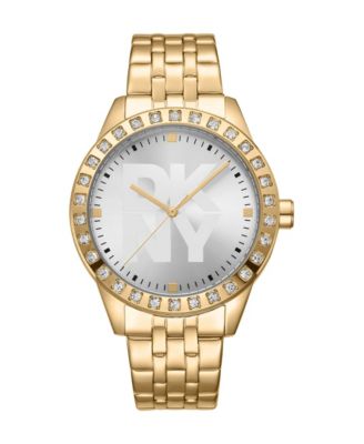 Women's Quartz Parsons Glitz IP Gold Stainless Steel Bracelet Watch, 38mm