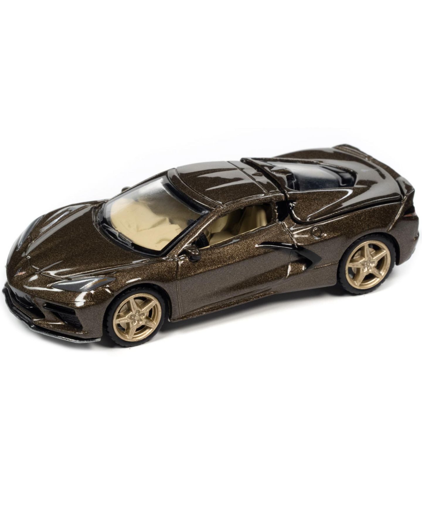 Детская игрушка Auto World 1:64 Scale 2020 Chevrolet Corvette Sports Cars Limited Edition Opening Engine Compartment Diecast Model Car — фото 2