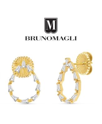 Crystal Gold-Tone Stefania Drop Earrings