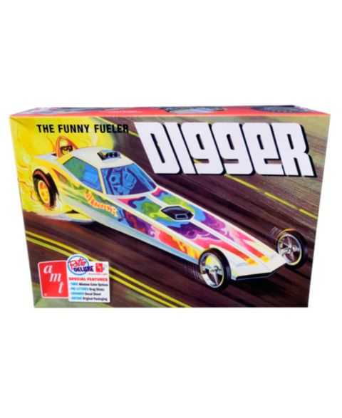 Детские конструкторы AMT Digger Dragster Funny Fueler 1/25 Scale Model Kit, Ages 14 & Up