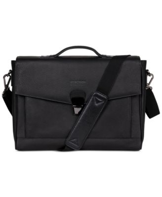 Kenneth Cole Leather Laptop Briefcase Macy s